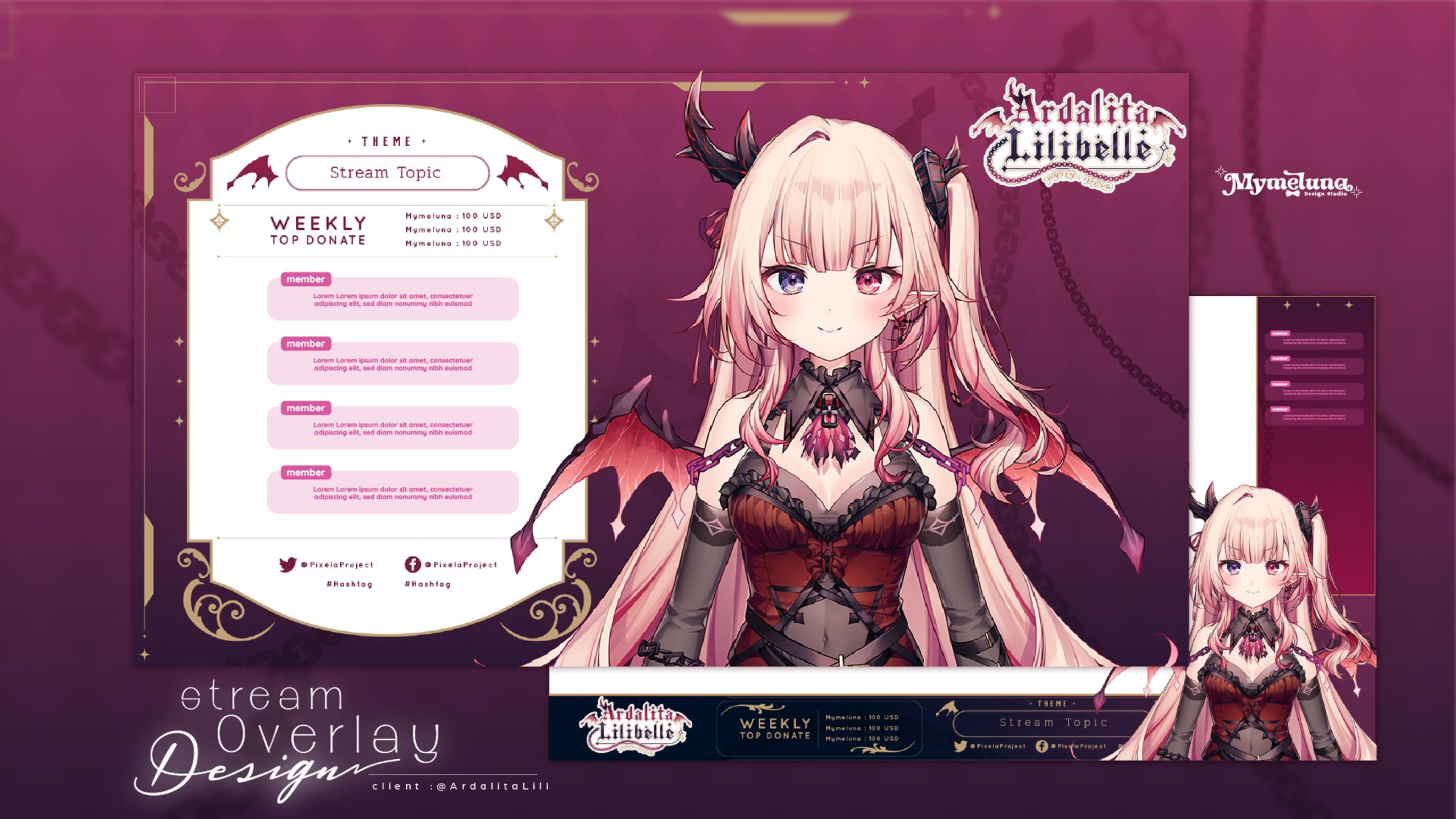 Ardalita Lilibelle Stream Overlay-1