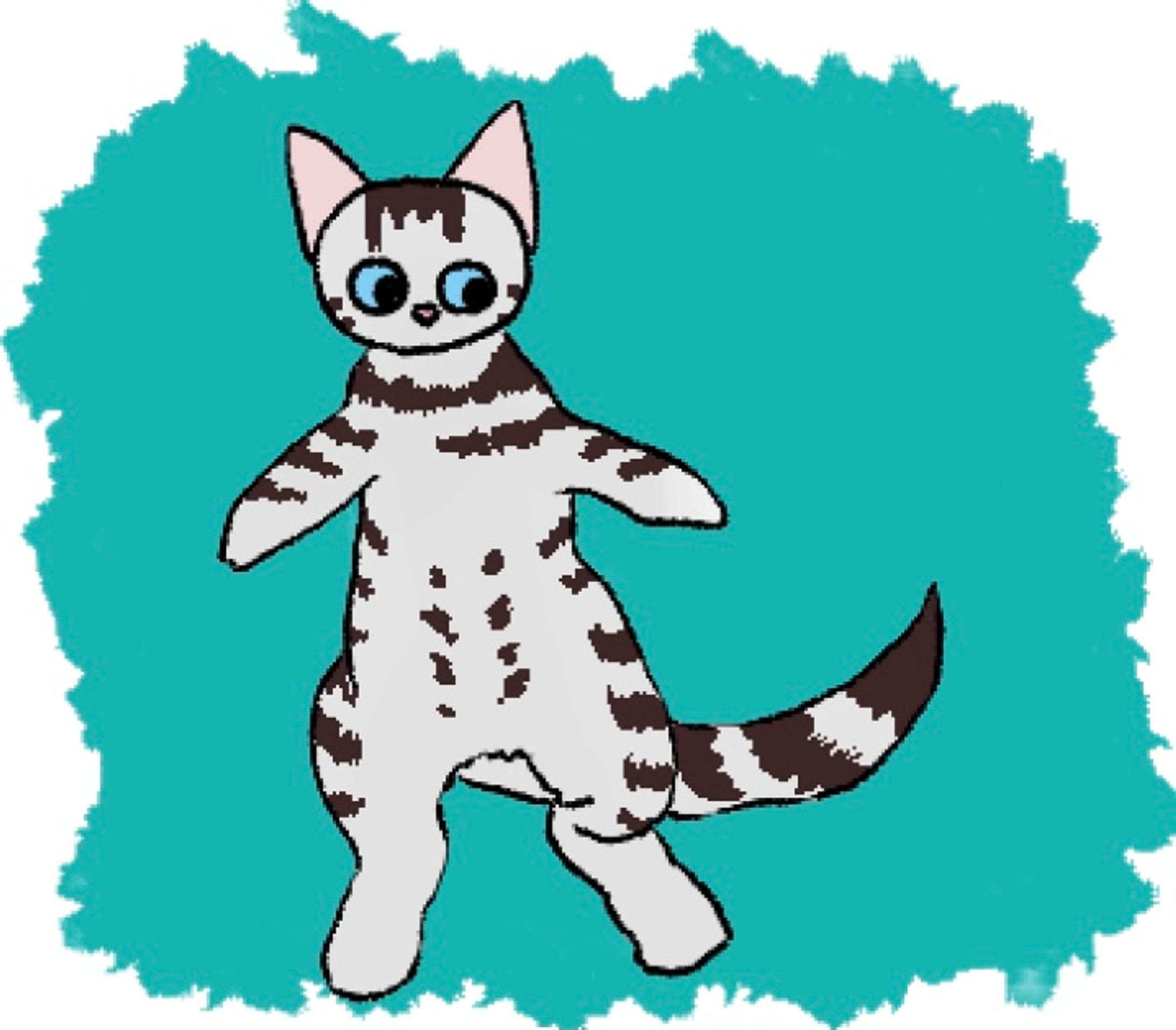LINEスタンプ風猫⑪-1
