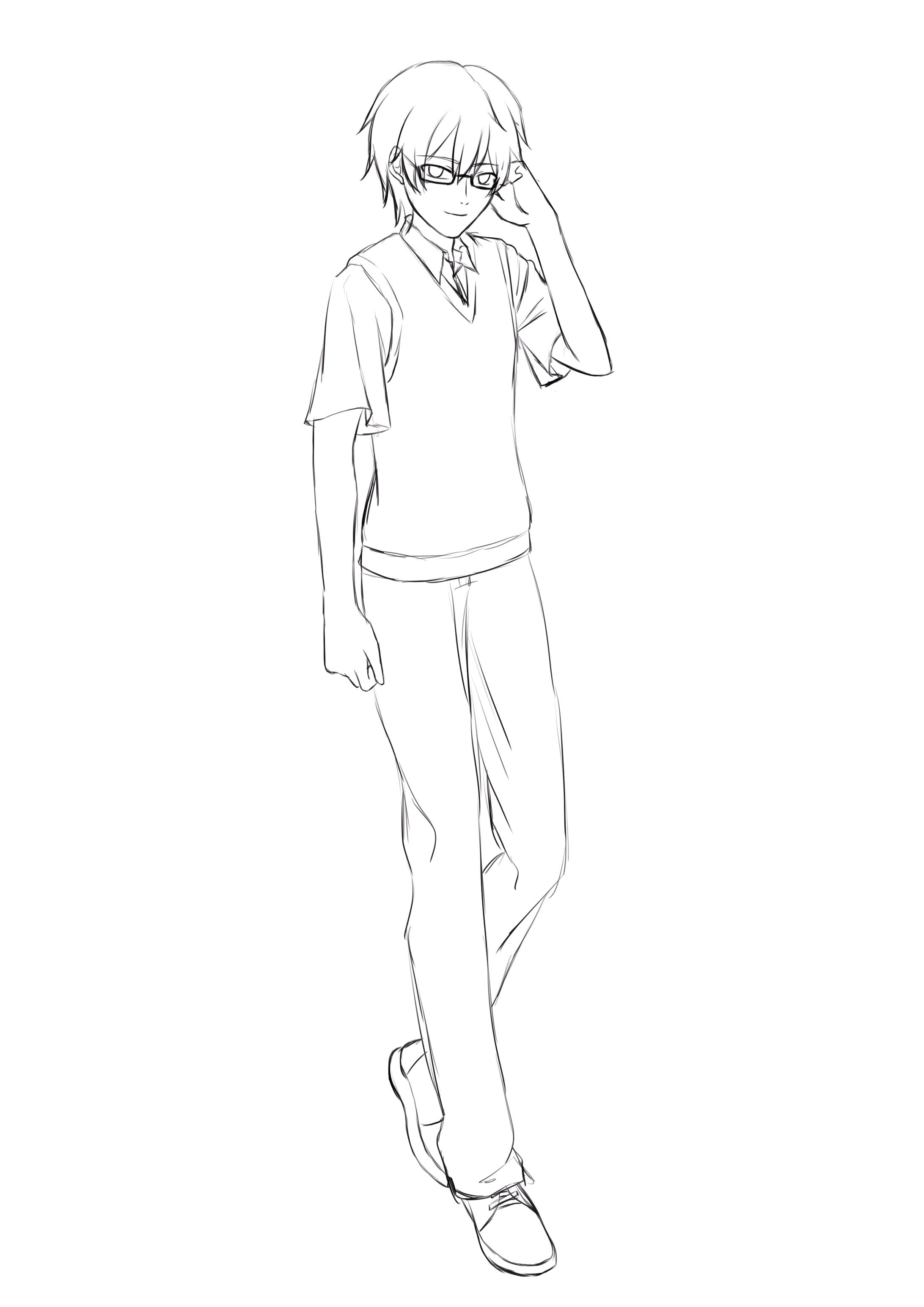 TRPG立ち絵イラスト-1