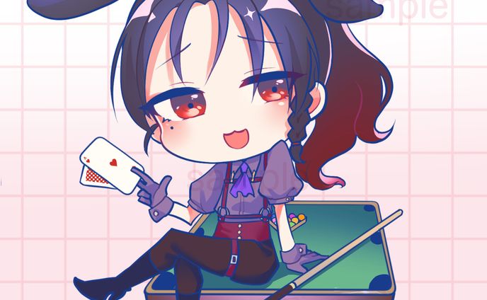  ミニキャライラスト（冷華グワン様）
