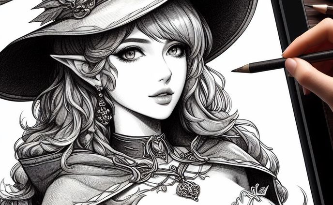 モノクロ魔女