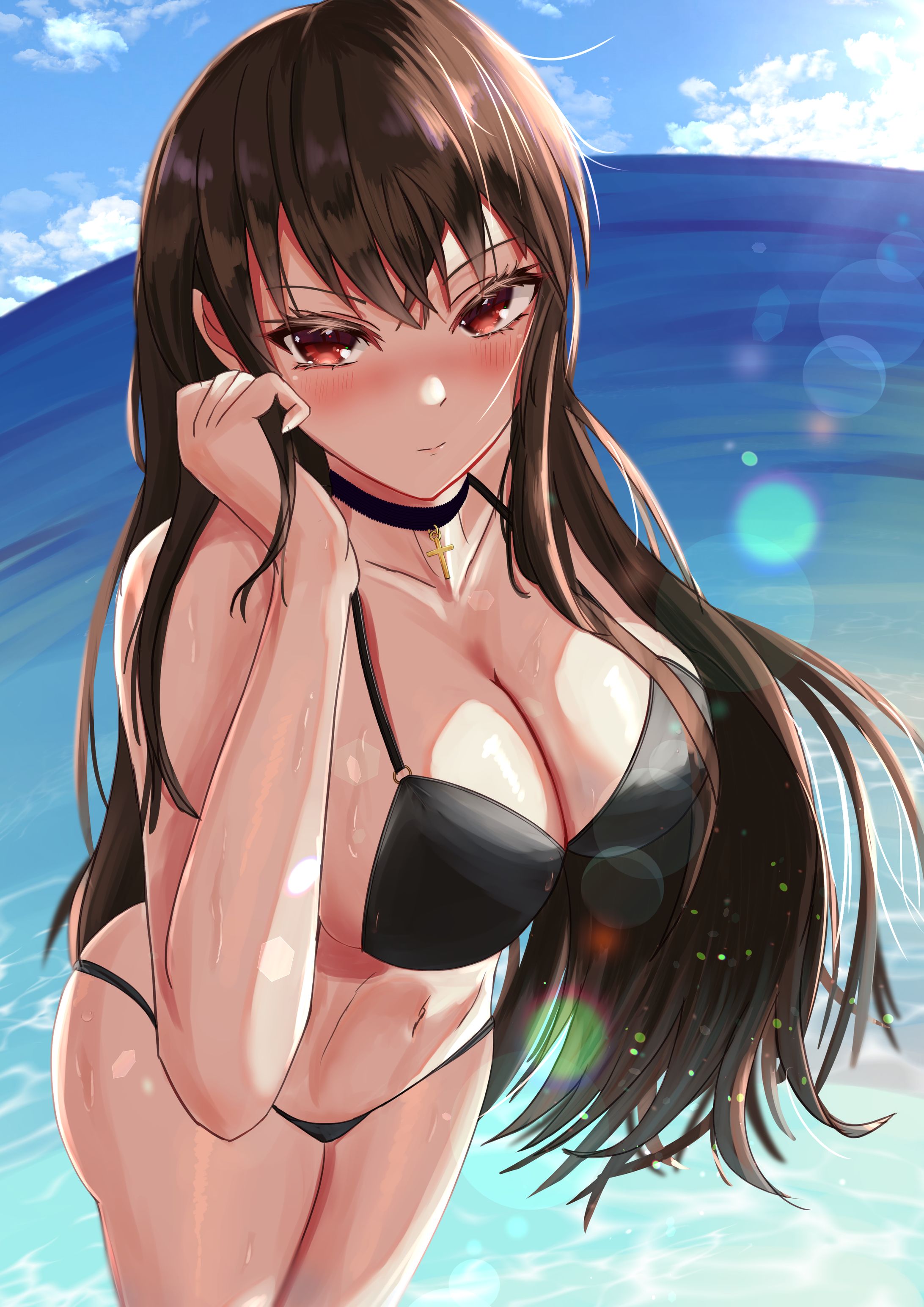 静かな海辺-1