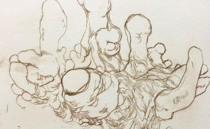 #ドローイング
#ドライポイント
#drawing
#drypoint
#版画
#artworks

少し前にカダケスの図録が届きました
イタリア、フランス、スペインを旅した作品も帰ってきまして、冬虫夏草の作品と蛾の作品を購入してくださった方がいました。励みになります。さらに良い絵が描けるように精進します