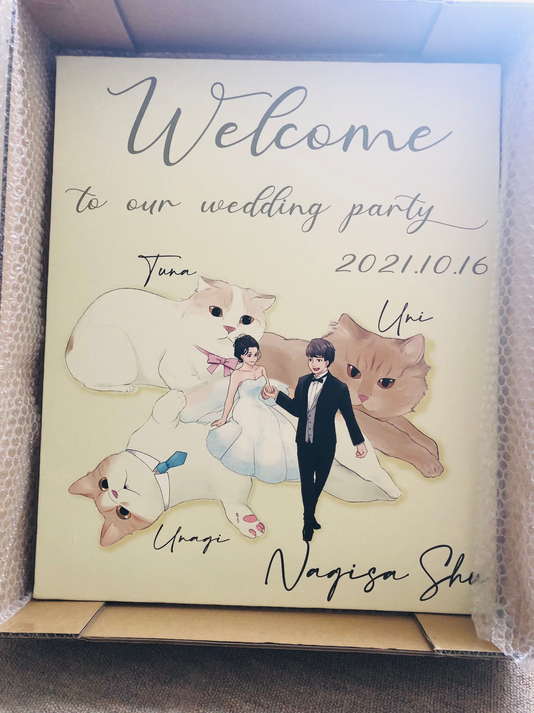 結婚式ウェルカムボード-1