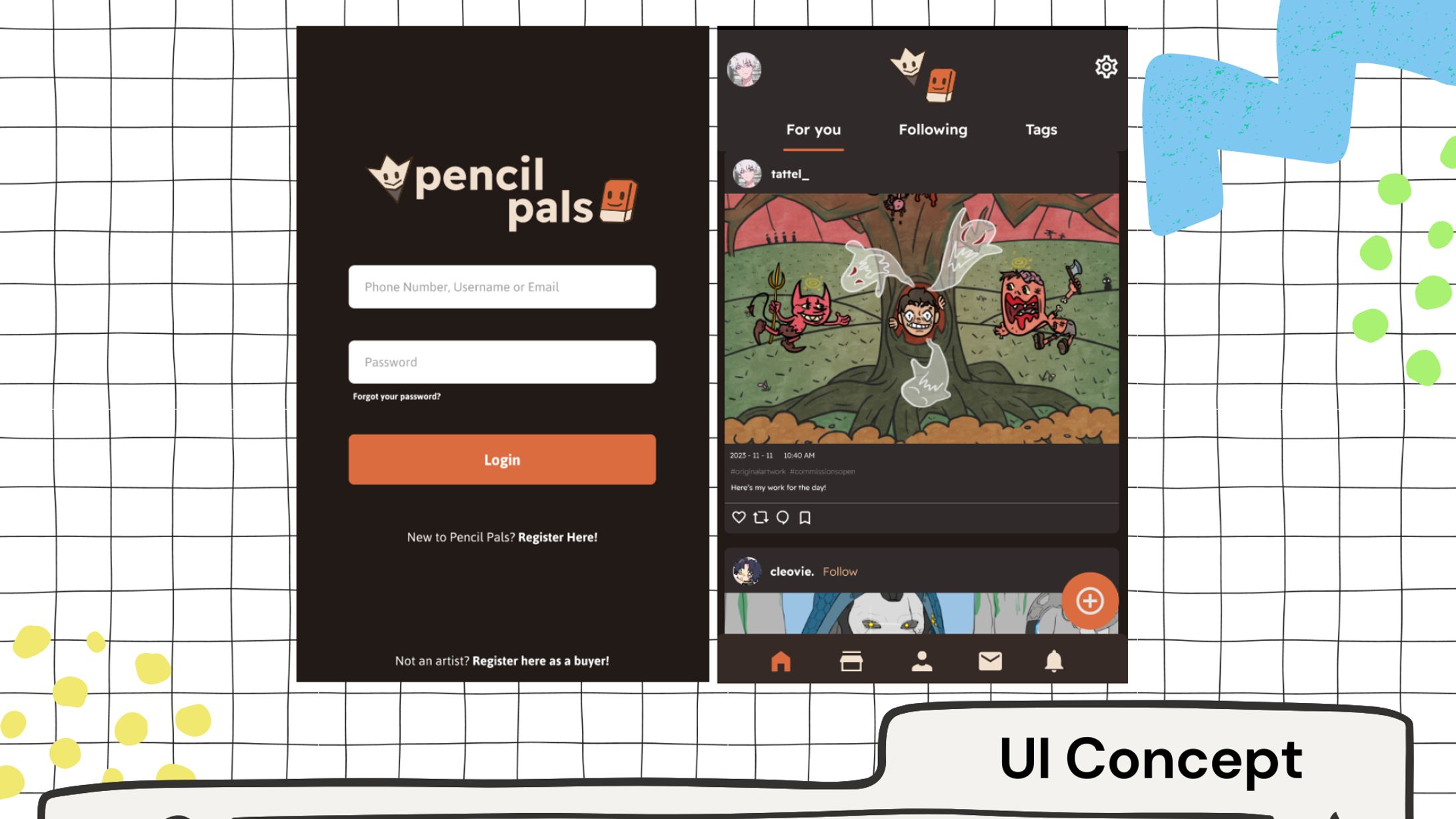 Pencil Pals UI Concept-1