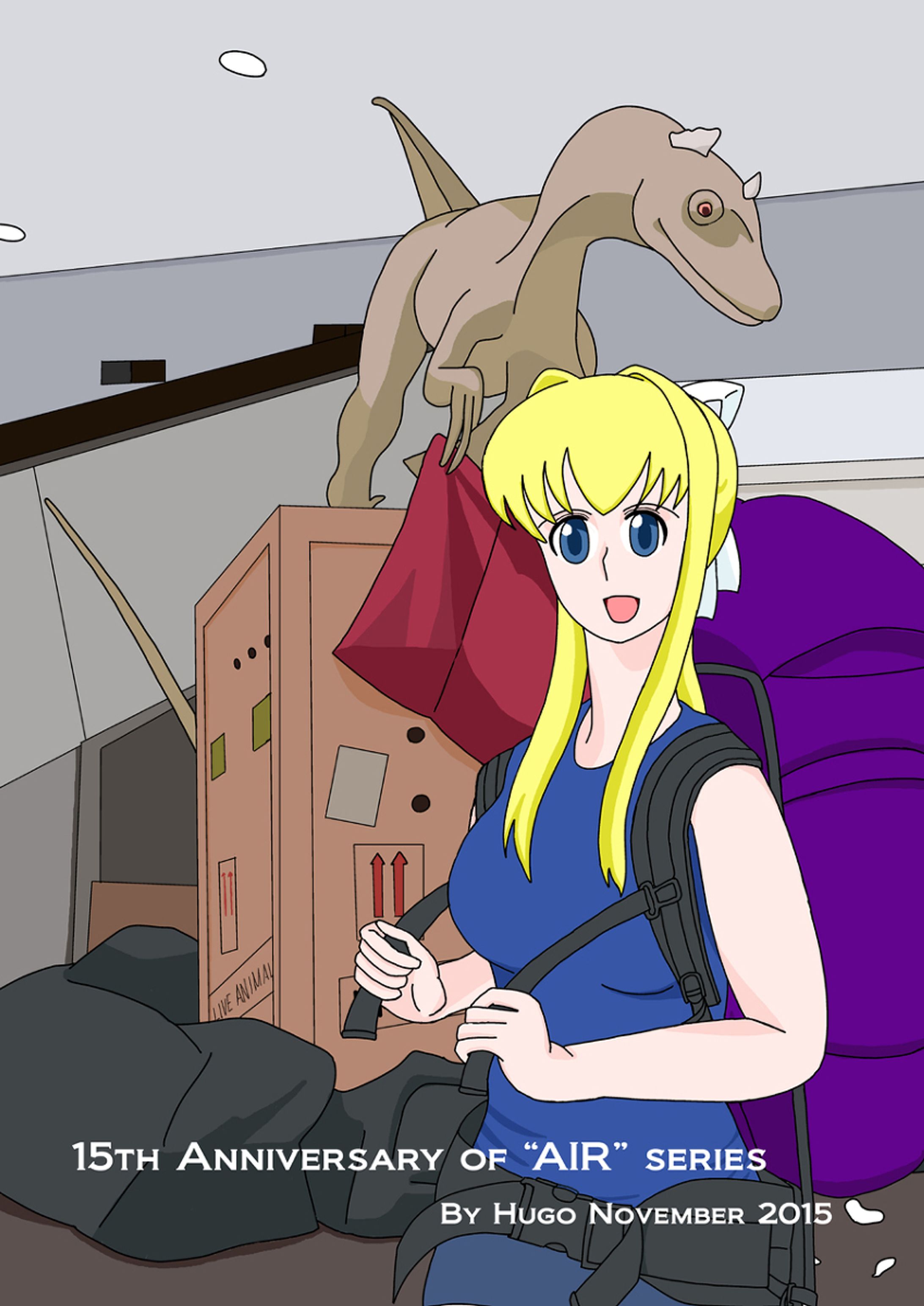 (Fanwork) A domestic terminal carousel of Calgary airport -1