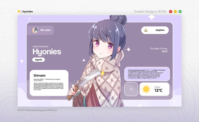 [Poster] Rin Shima - Yuru Camp