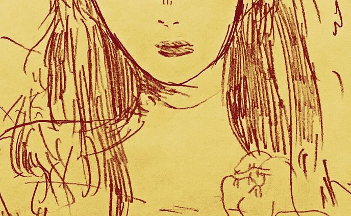 赭石季節  #アナログイラスト #イラストレーション #イラスト #鉛筆画