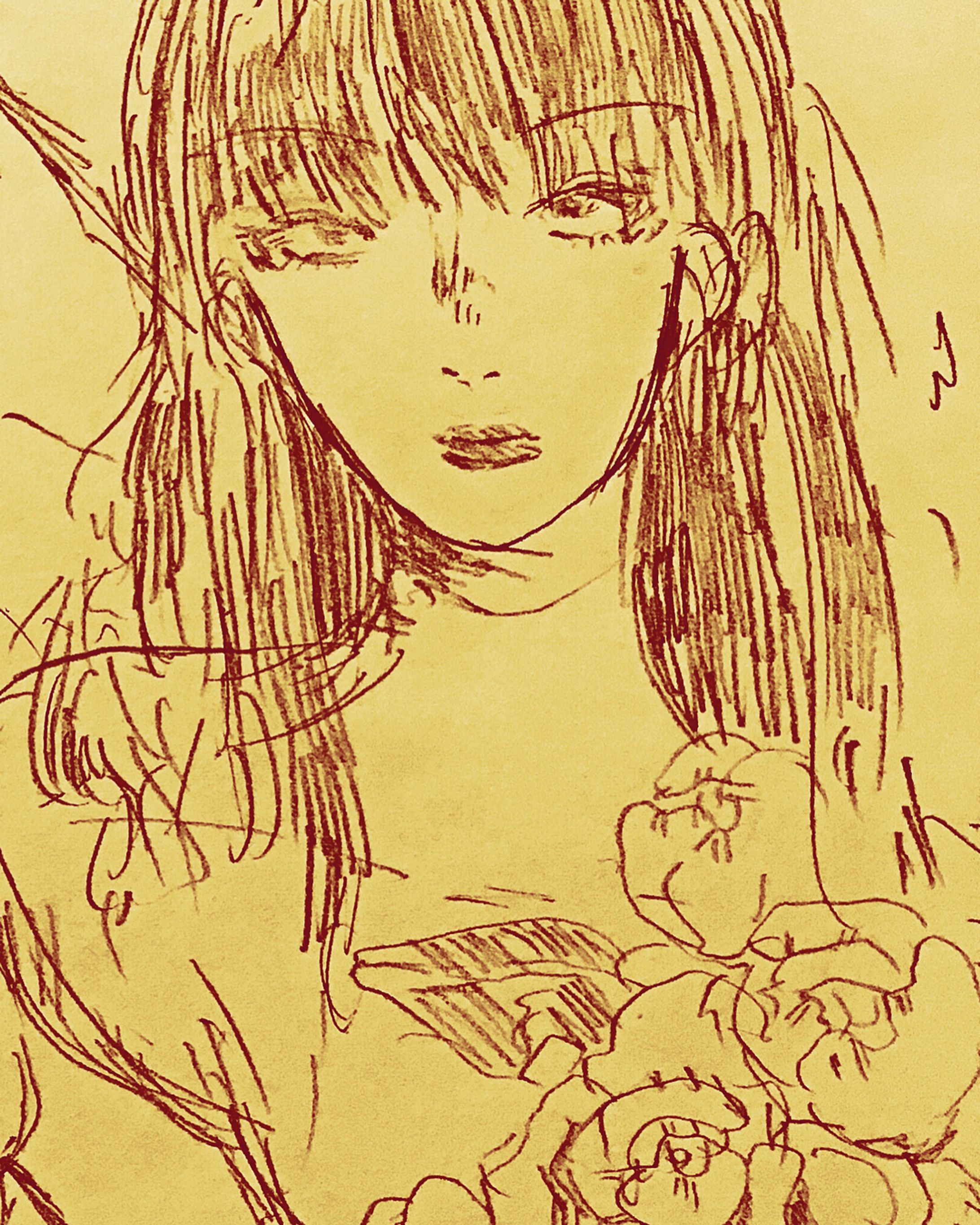 赭石季節  #アナログイラスト #イラストレーション #イラスト #鉛筆画-1