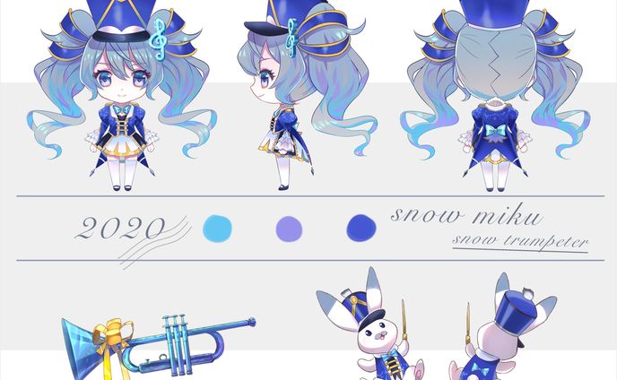 【2019】雪ミクイラストコンテスト/キャラクターデザイン