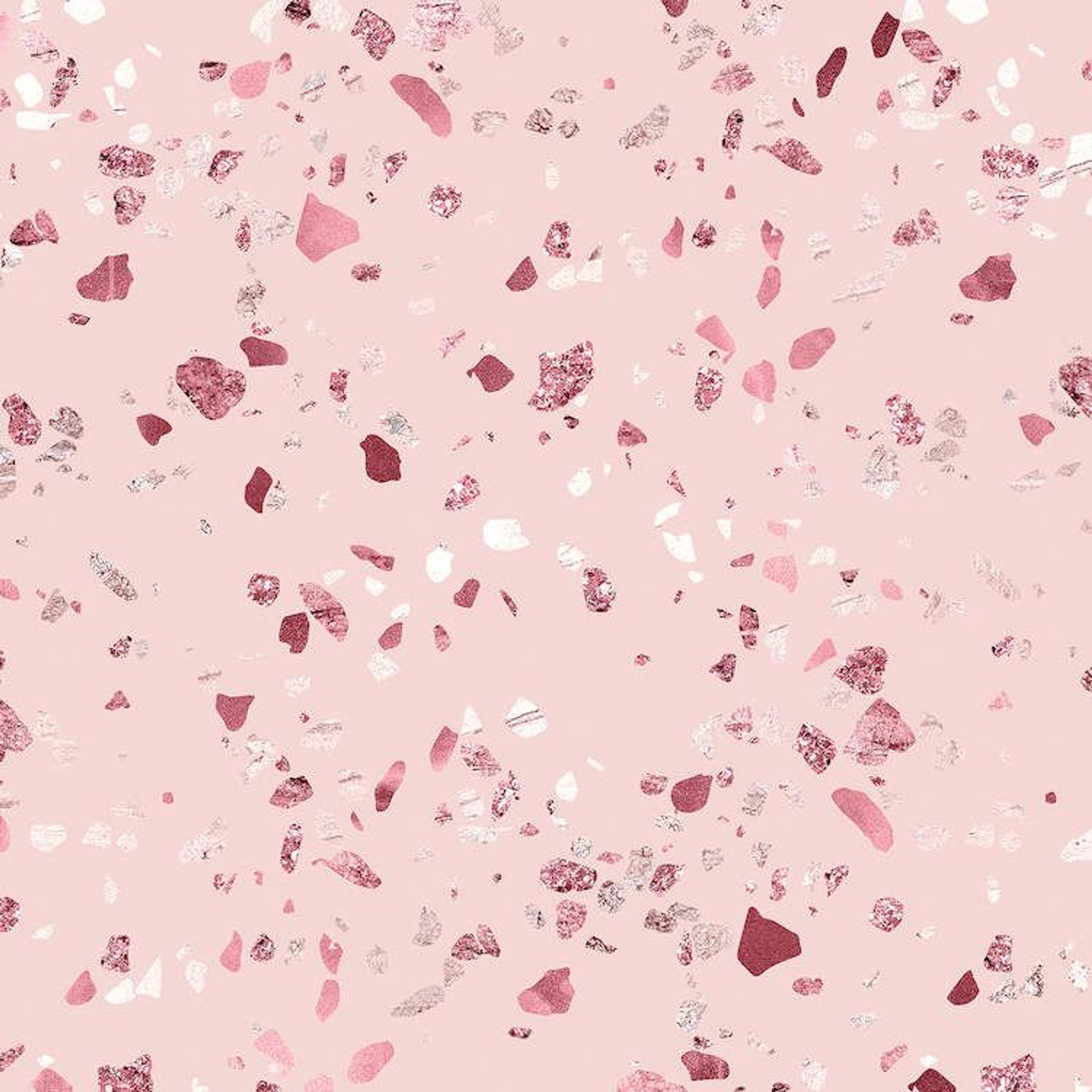 Terrazzo Millennial Pink Canvas Art Print by Nature Magick   iCanvas-1