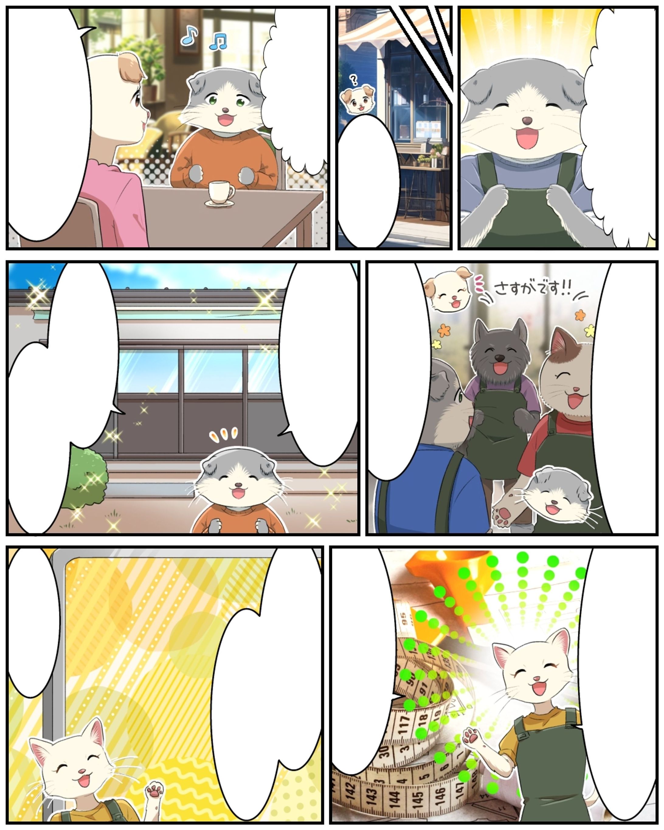 広告漫画(動物キャラ)-1