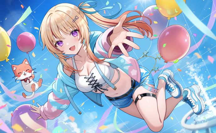 いちプロ所属・緋ノ宮ヒマリ様　歌ってみた動画イラスト