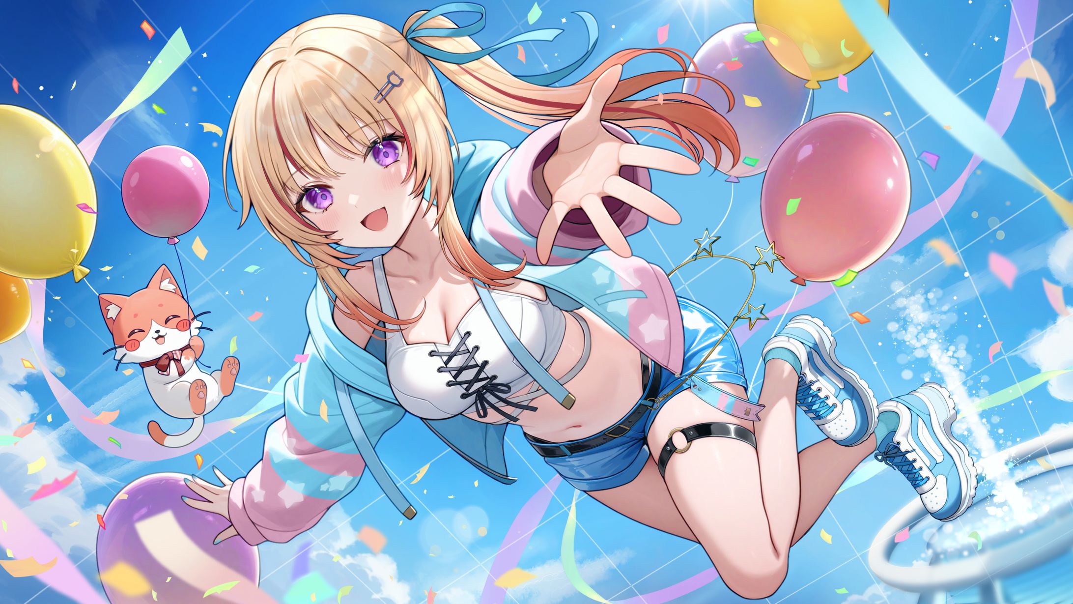 いちプロ所属・緋ノ宮ヒマリ様　歌ってみた動画イラスト-1