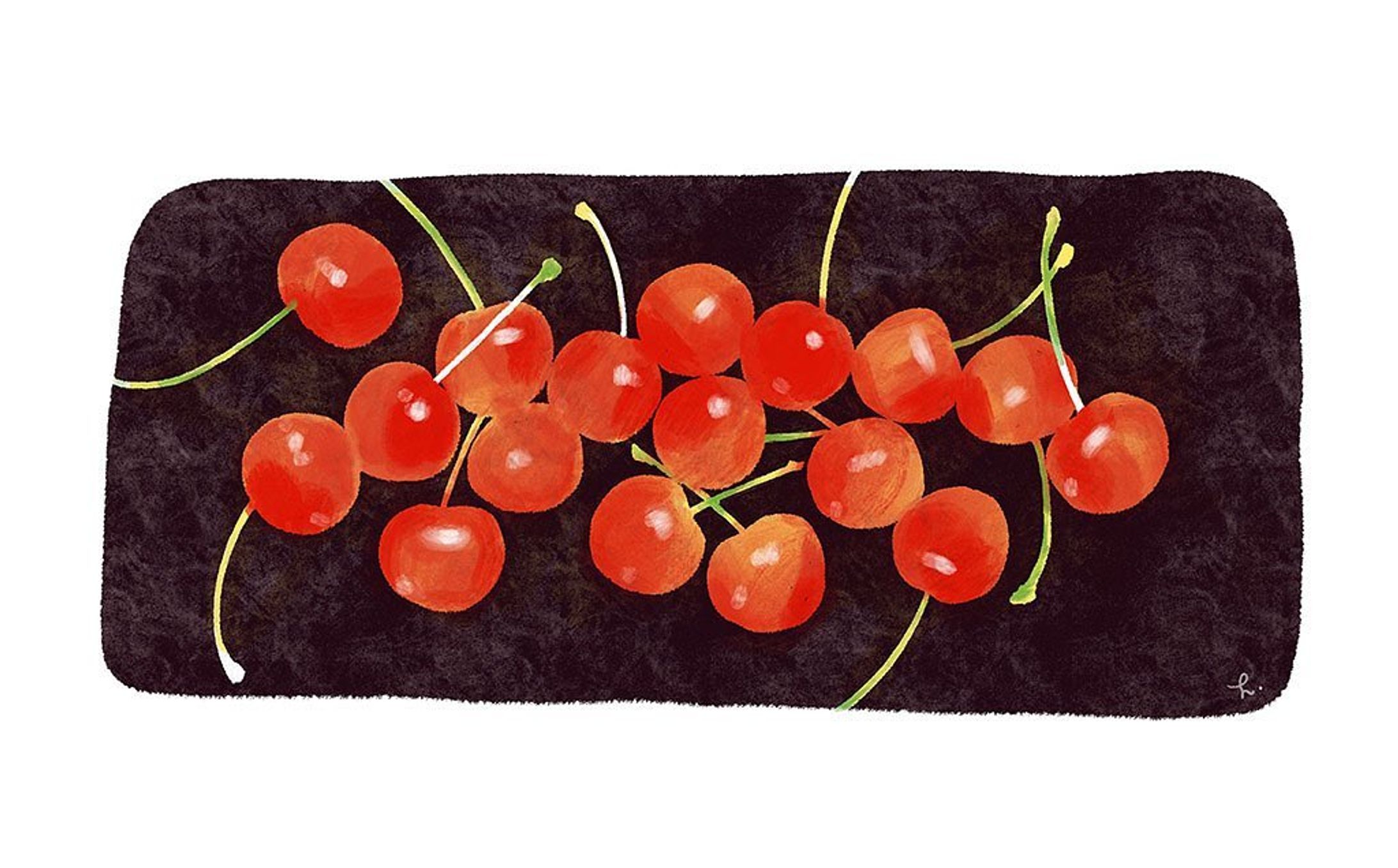 フルーツ好きだけど高くて買えない😭
これはいただいた佐藤錦🍒
勿体ないので絵にするよ。んまかった〜

#illustration 
#cherry 
#fluit 
#イラスト
#フルーツ
#さくらんぼ
#佐藤錦
#ツヤツヤ
#美味しい
#くだもの-1