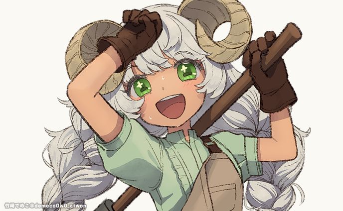 「森林迷宮キャンペーン」受付嬢イラスト