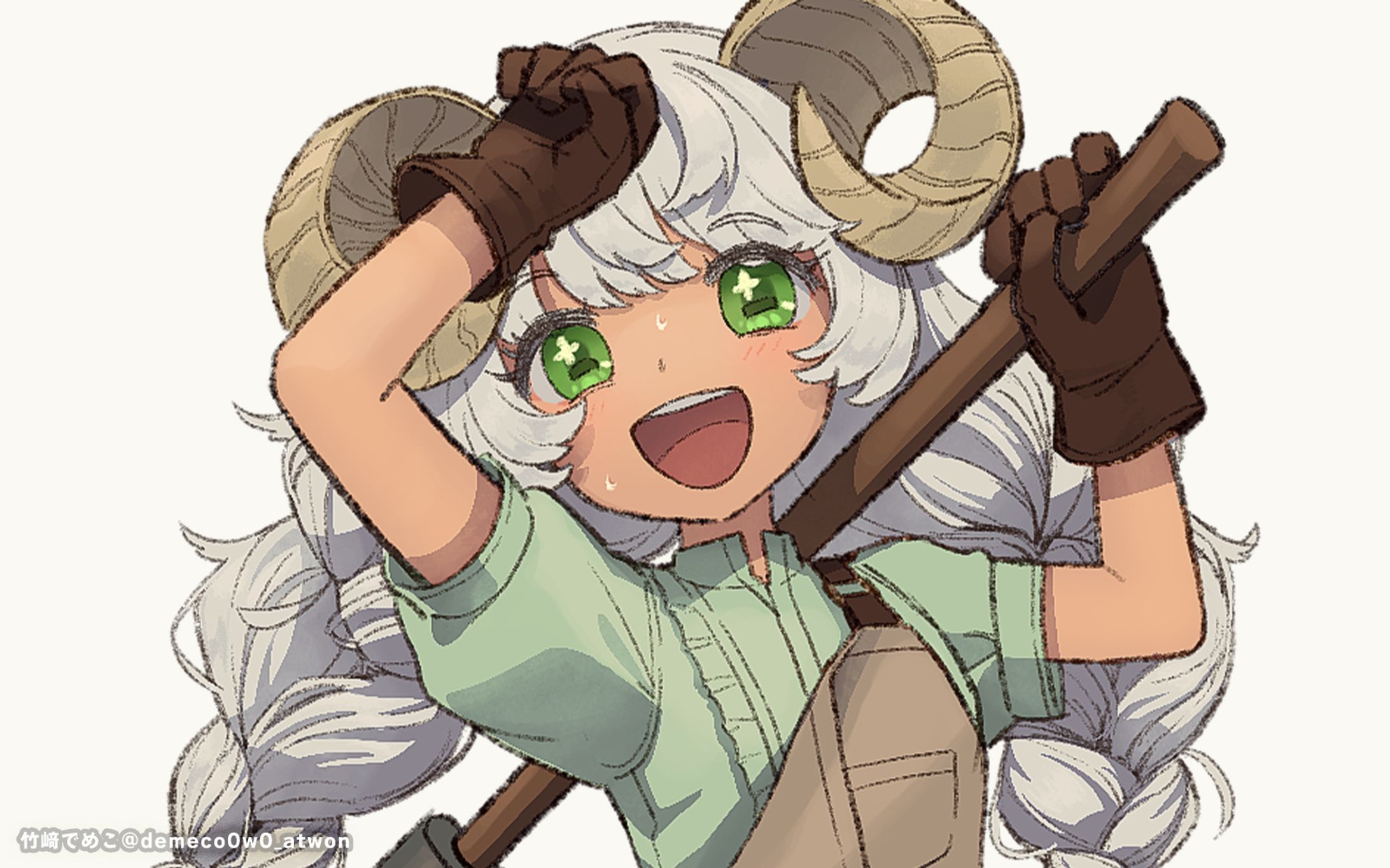 「森林迷宮キャンペーン」受付嬢イラスト-1