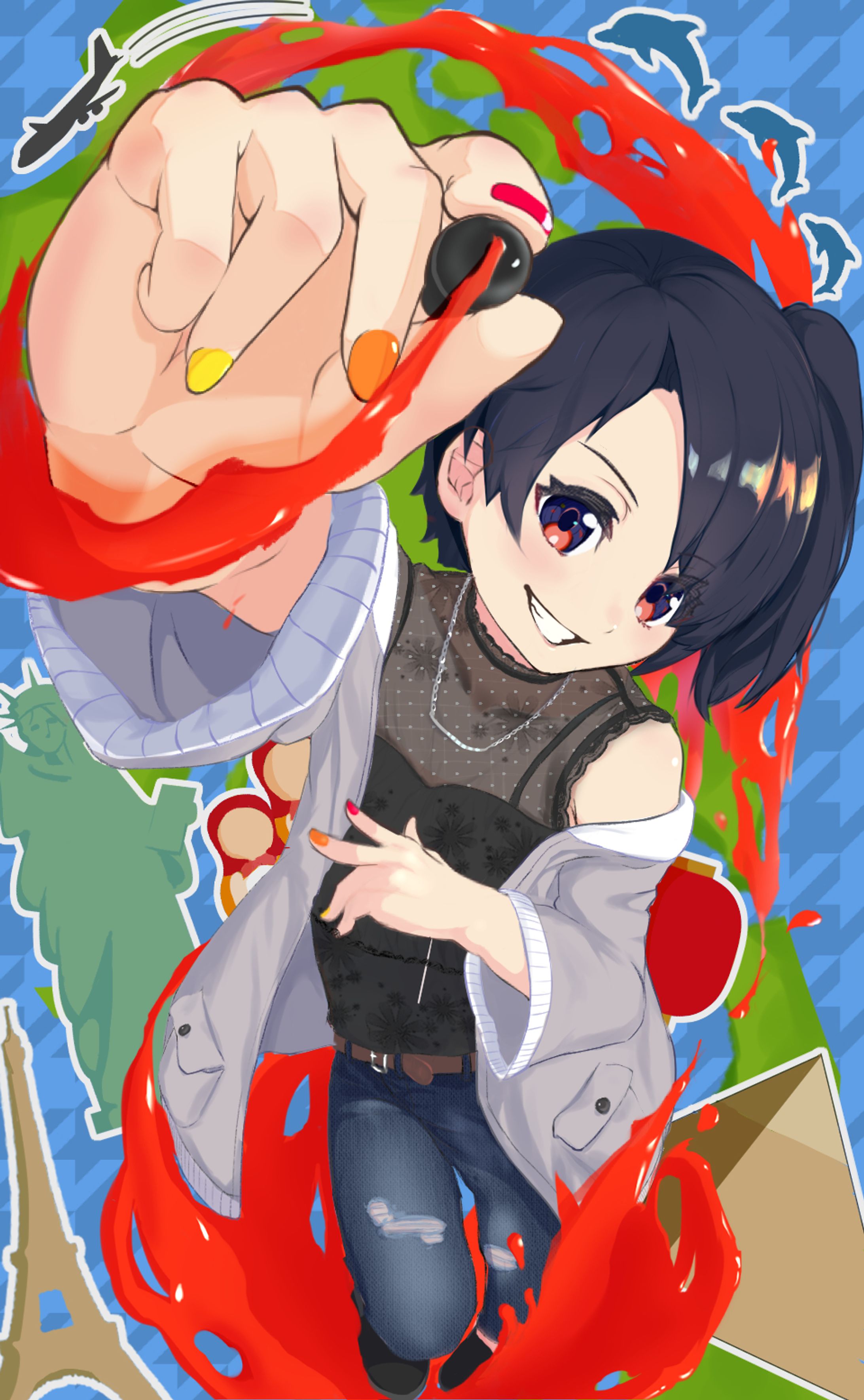 PixivSketch5周年記念イラスト-1