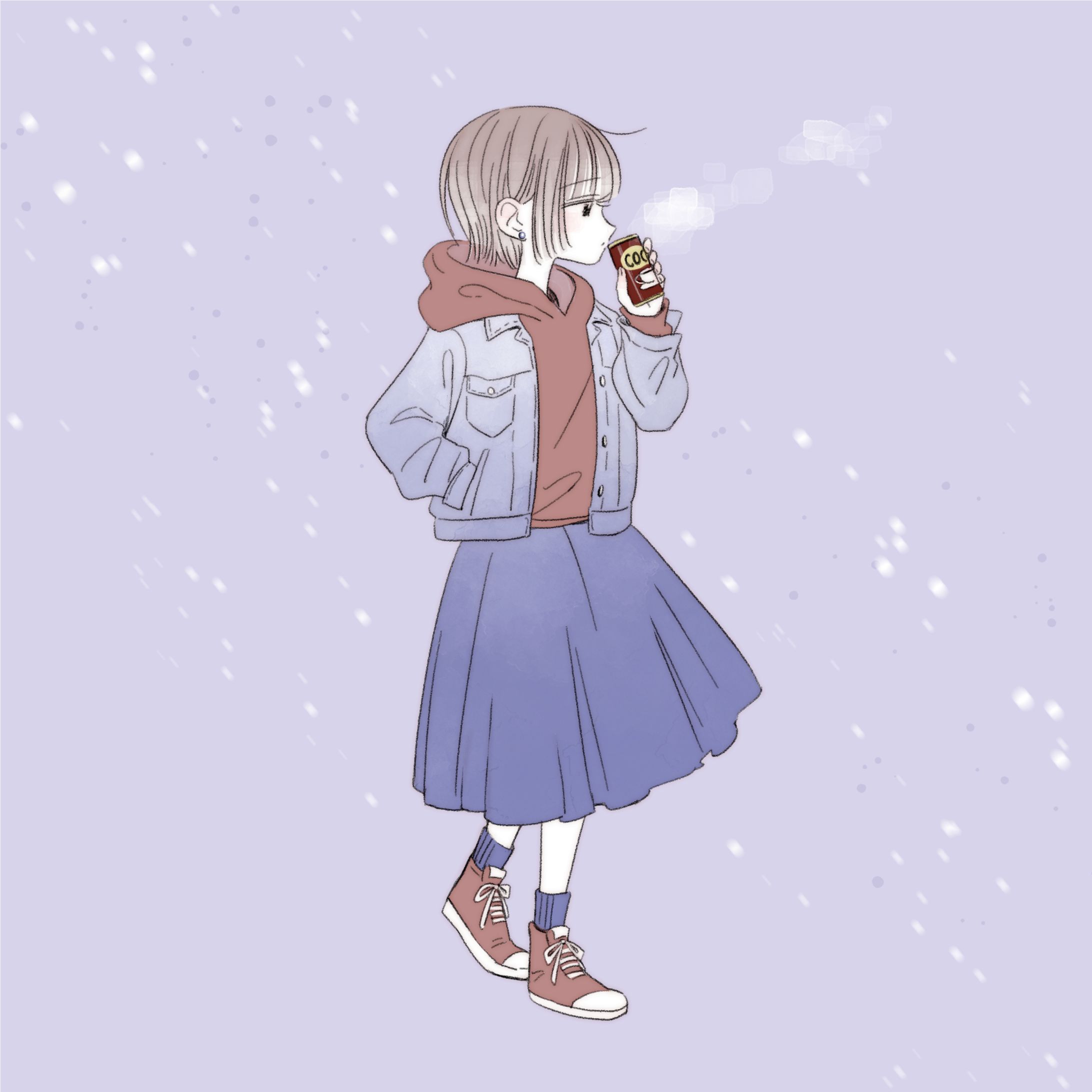 Lanaruta様　オリジナル楽曲配信ジャケイラスト制作-1
