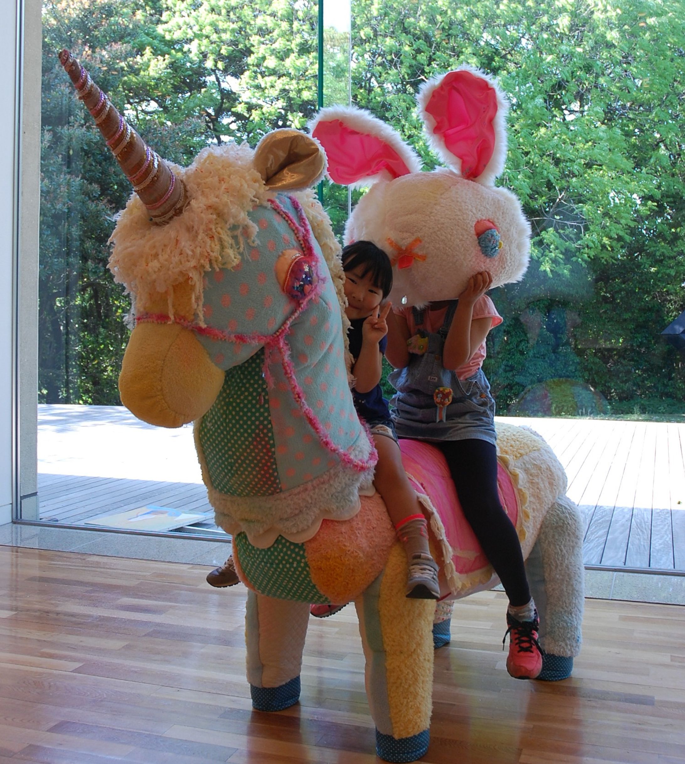 大ゆにこ〜ん　Soft sculpture [Large Unicorn]-1