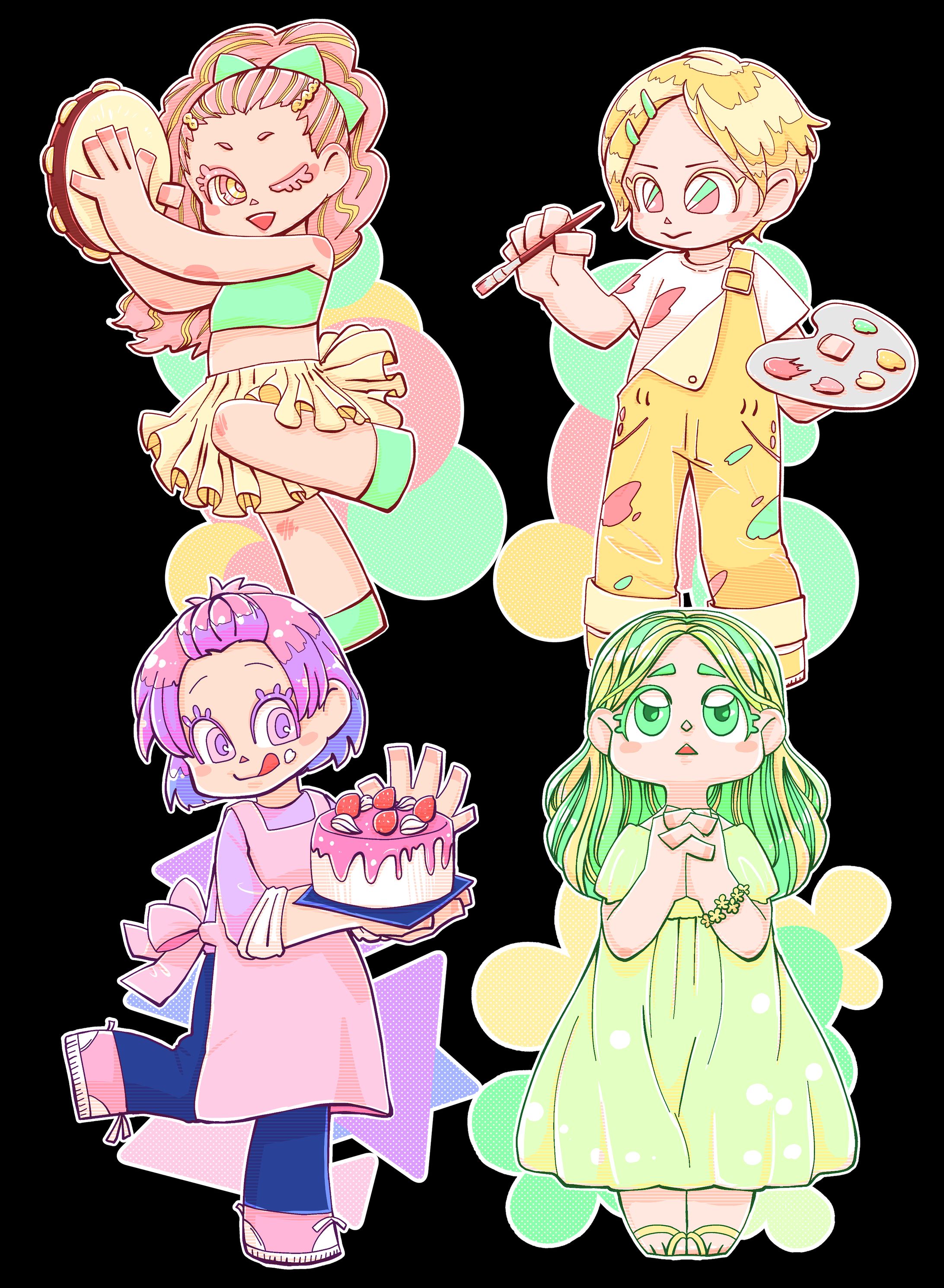 キャラクターデザインPOP-1