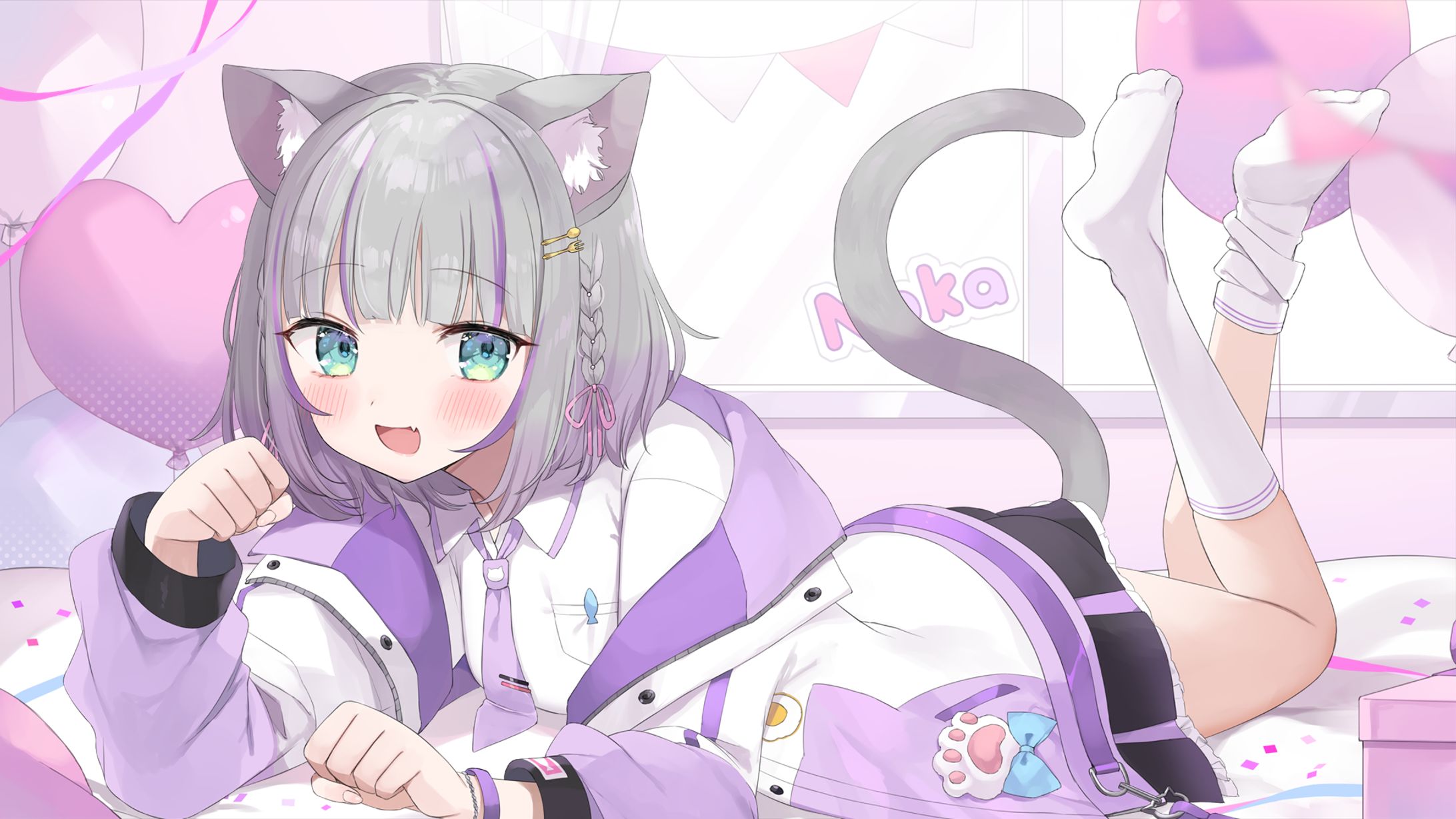 加猫のか様 生誕祭配信サムネイル＆グッズイラスト-1