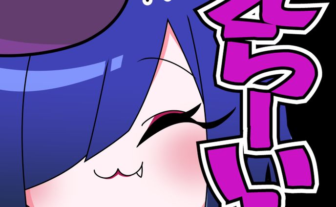 配信画面、女性