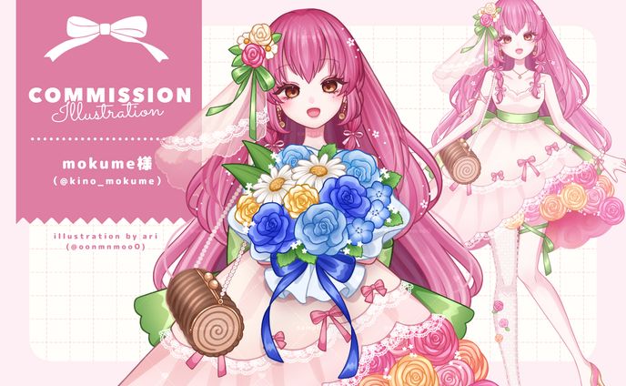 work┊立ち絵イラスト、衣装デザイン┊mokume様