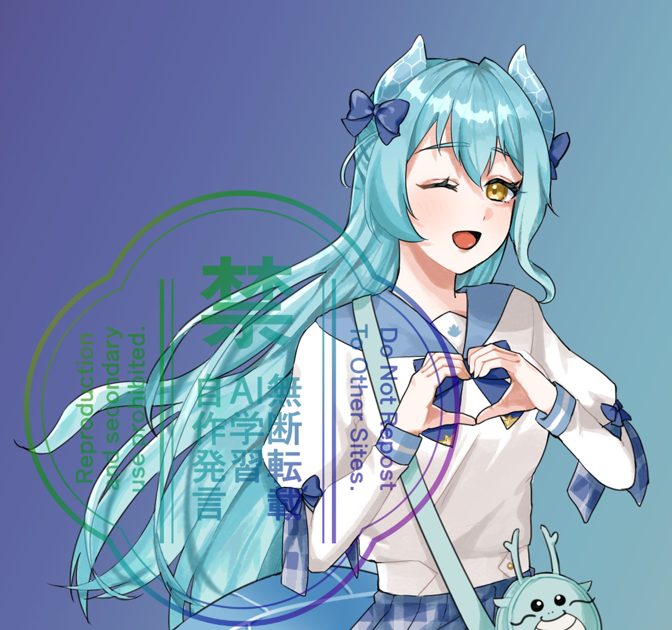 簡易イラスト　翡翠さね様-1