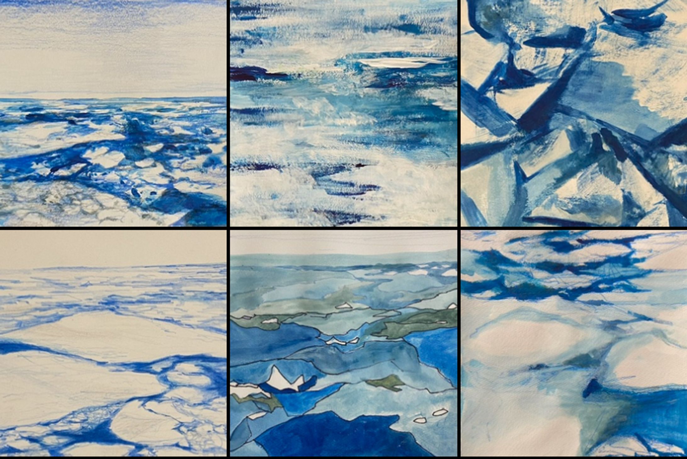 ＃流氷アート　①-1