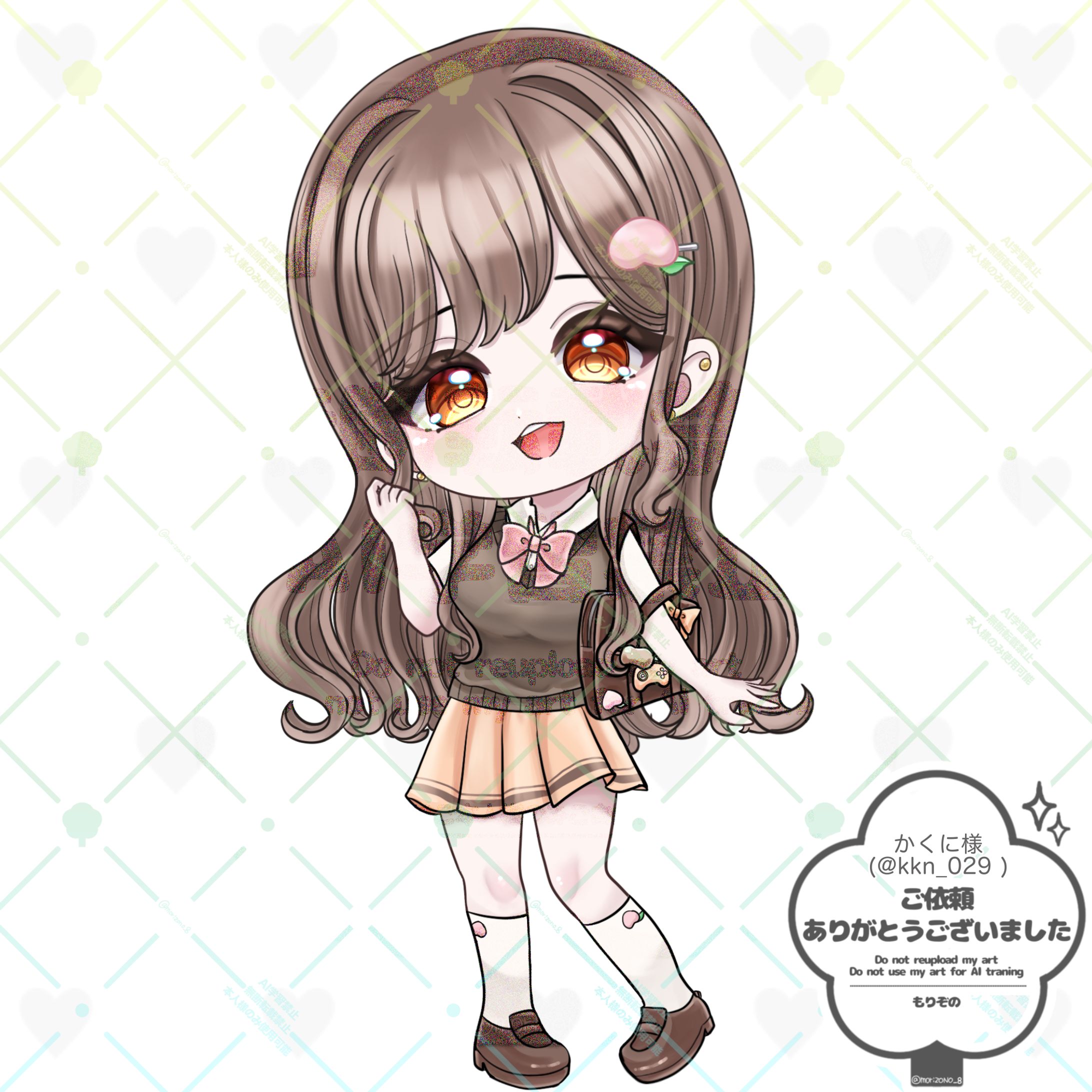 【ご依頼】かくに様制服ミニキャライラスト-1
