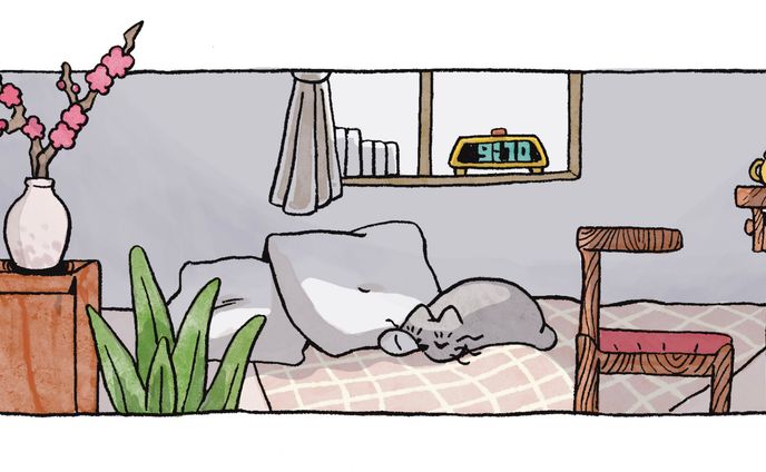 【自主制作】カレンダーイラスト/2024年3月