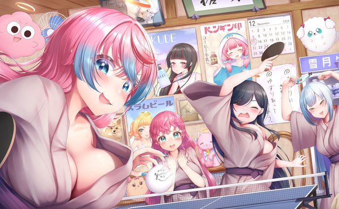 夢見とびら 4周年記念イラスト