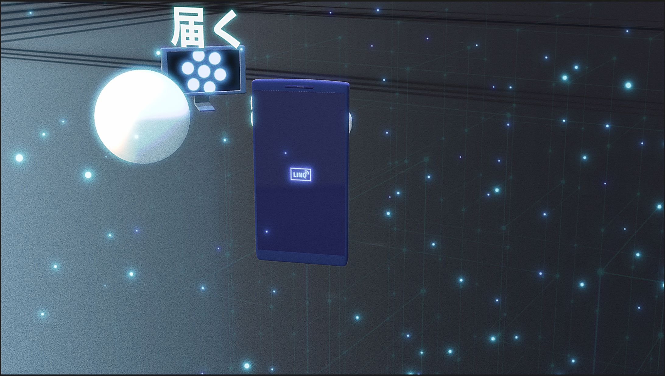 PC及びスマートフォンはCINEMA4Dにてモデリング。Element3DにてAe上でアニメーション。スマホからPCまで幅広く使用できることを簡単に見せる。