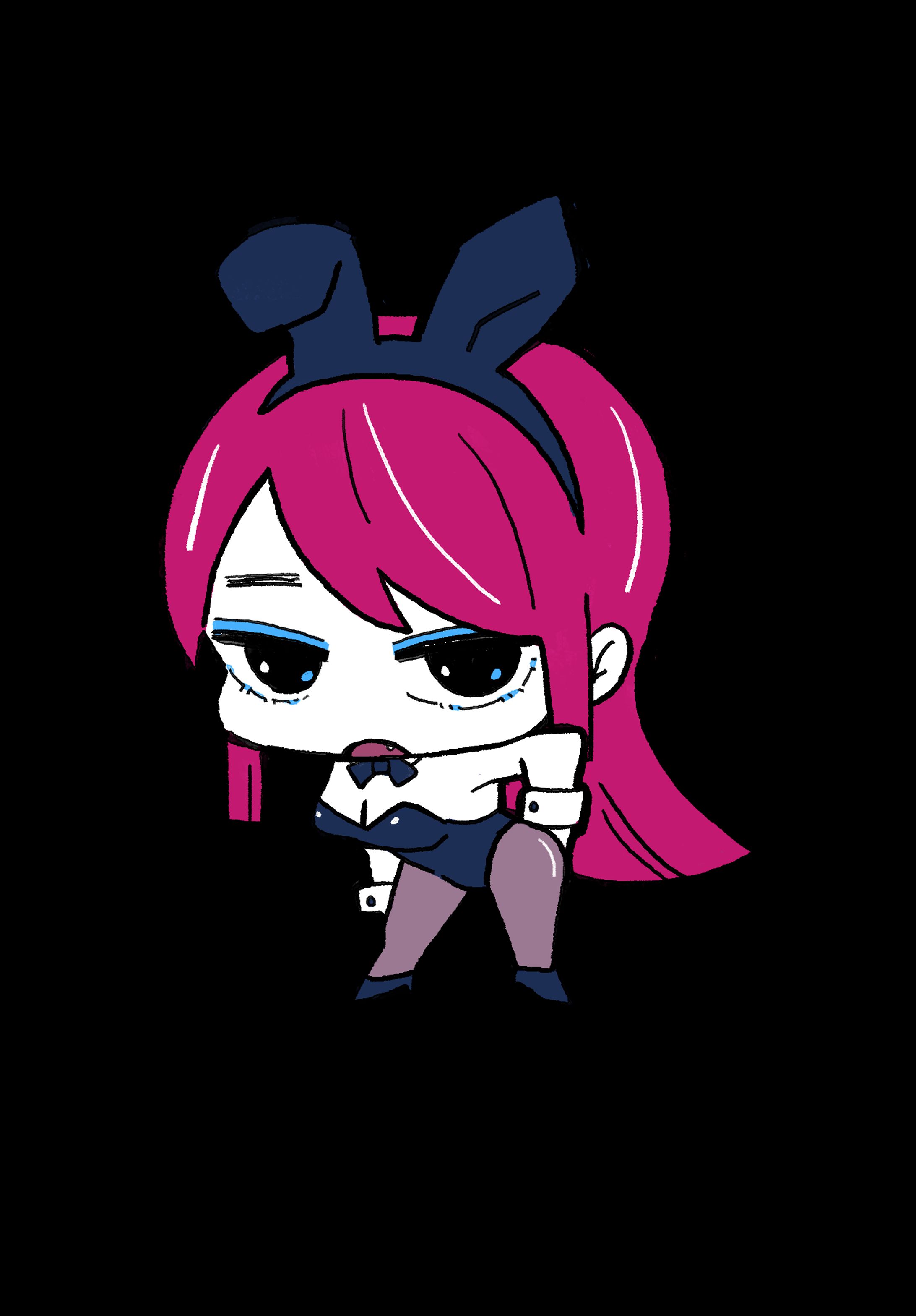 バニー　ポストカードイラスト(2020)-1