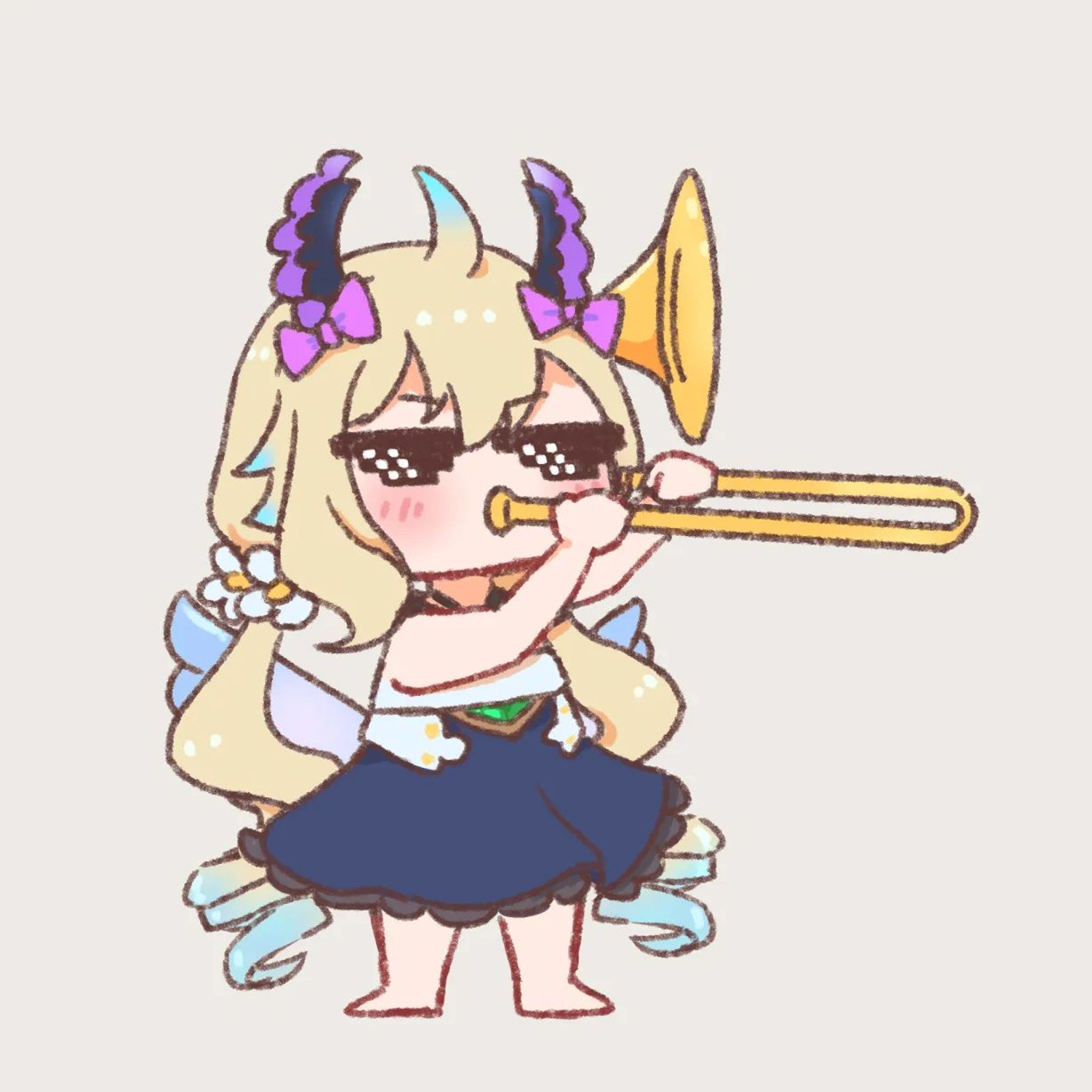 I'm looking forward to that trombone champ stream Ennaur! ☺️
.
.
.
#art #illust #illustration #digitaldrawing #digitalart #clipstudiopaint #csp #vtuber #nijisanjien #ethyria #ennaalouette #palouette #virtualyoutuber #artoninstagram #artistsoninstagram-1