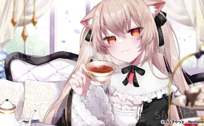 のらきゃっと様  コラボPC限定壁紙イラスト　一枚絵