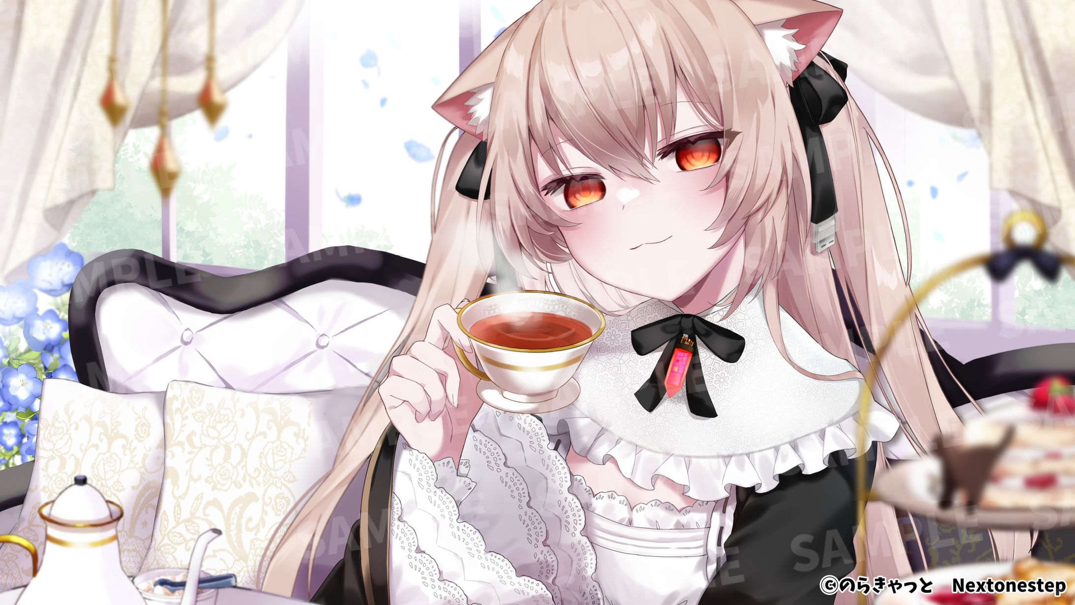 のらきゃっと様  コラボPC限定壁紙イラスト　一枚絵-1