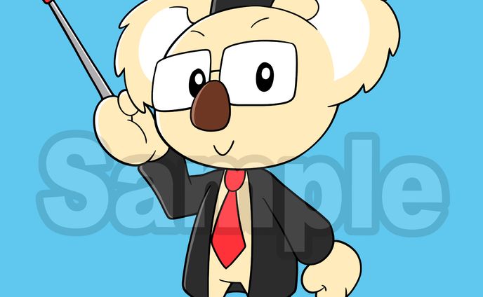 キャラクターデザイン コアラ