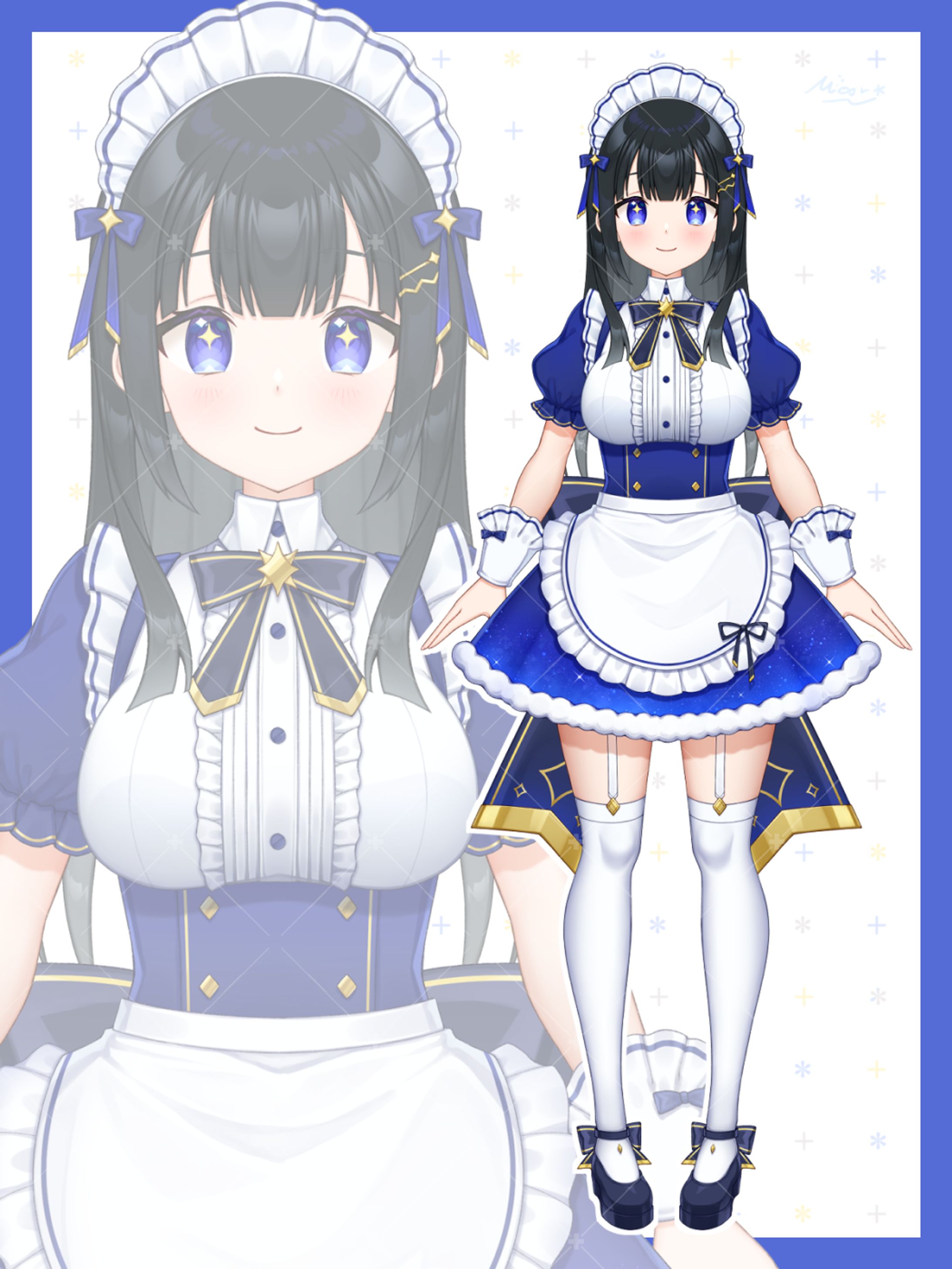 星鳥えなが様 Live2D用立ち絵-1