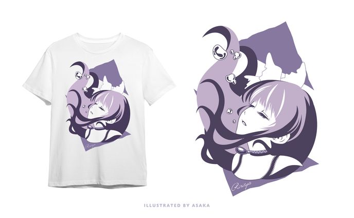 凛々咲3DPROJECT限定グッズ（Tシャツデザイン・イラスト)