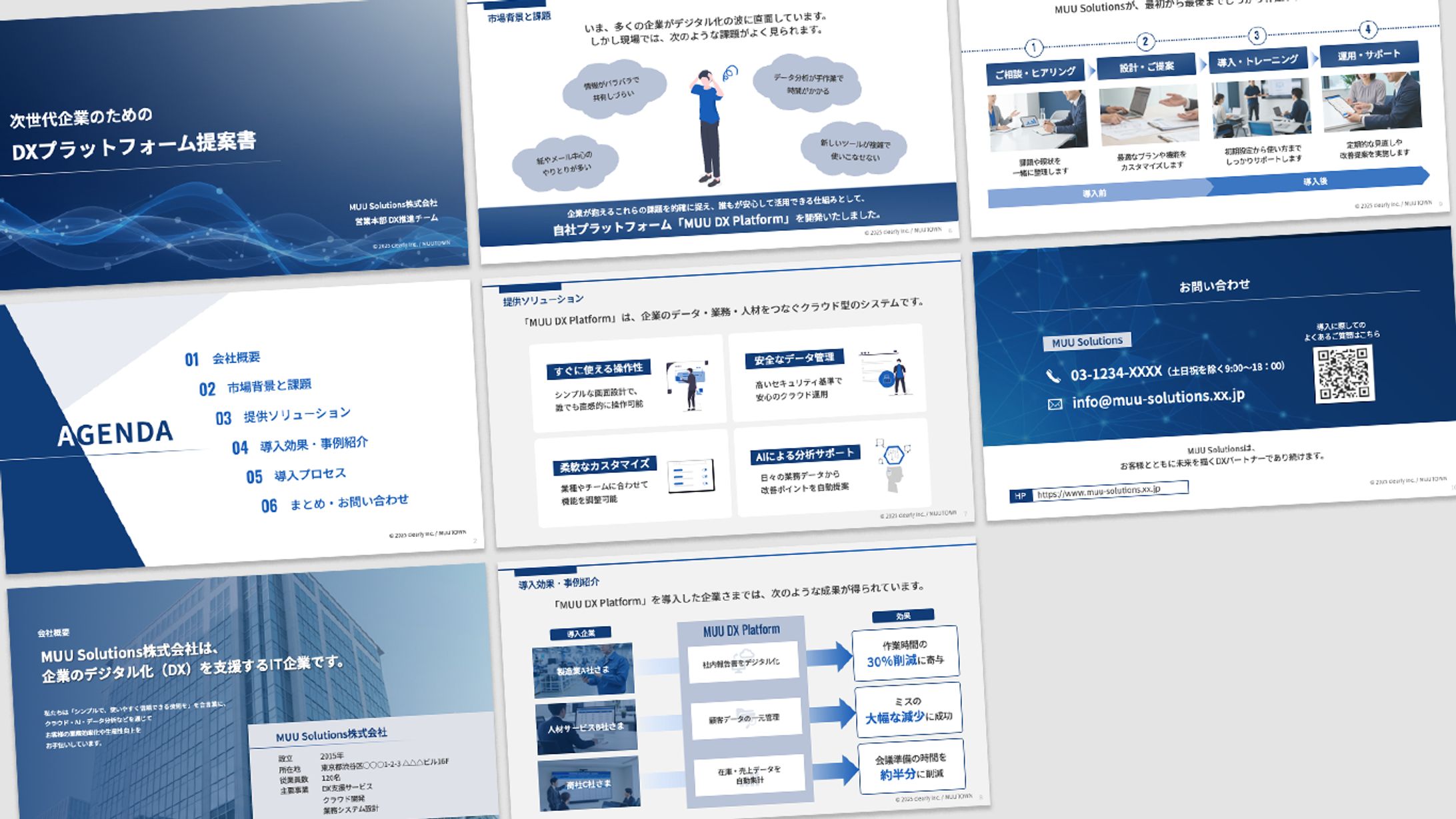 【自主制作】営業資料（DX企業）-1