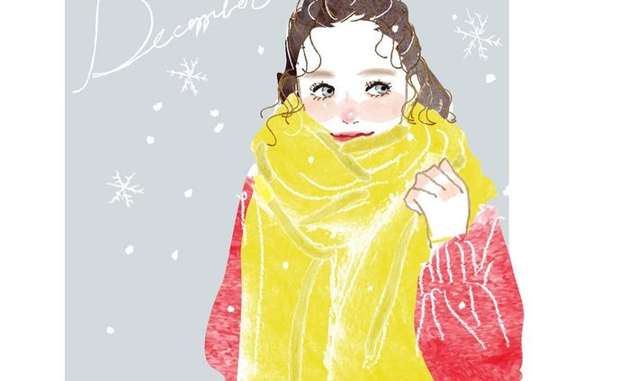 【private work】12月のイラスト
寒くて鼻が赤くなったオンナノコを描きました❄️

風邪ひかないように気をつけましょう🫧