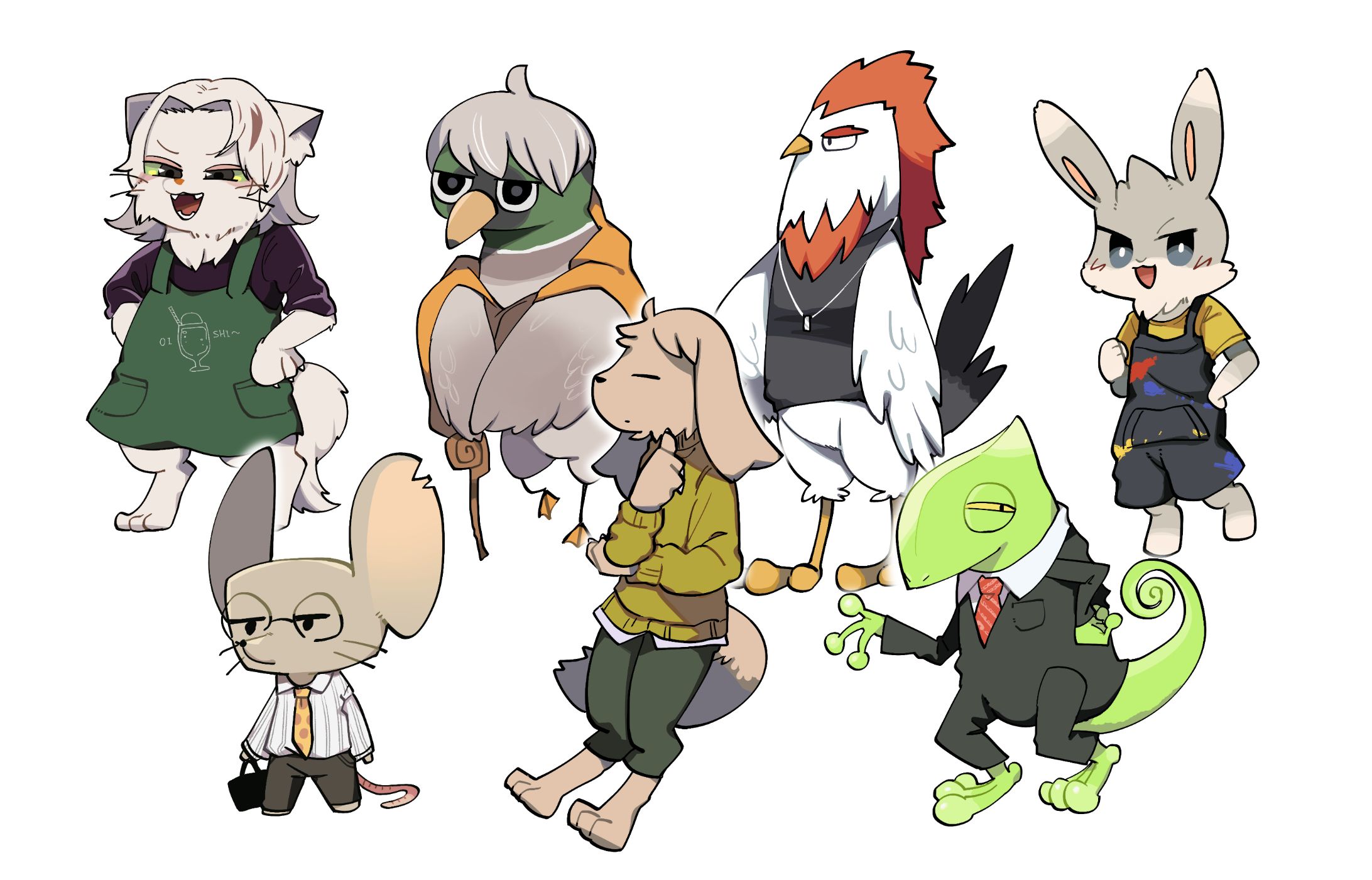 アニマルシェ キャラクターイラスト-1