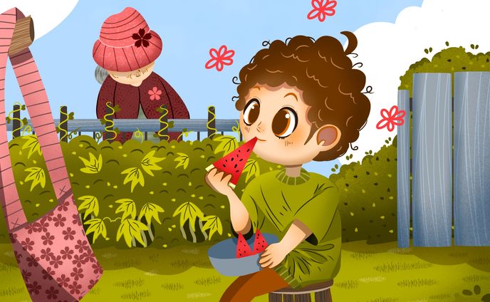 Drawing illustration for children book 