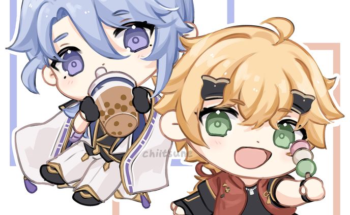 Ayato & Thoma from Genshin Impact