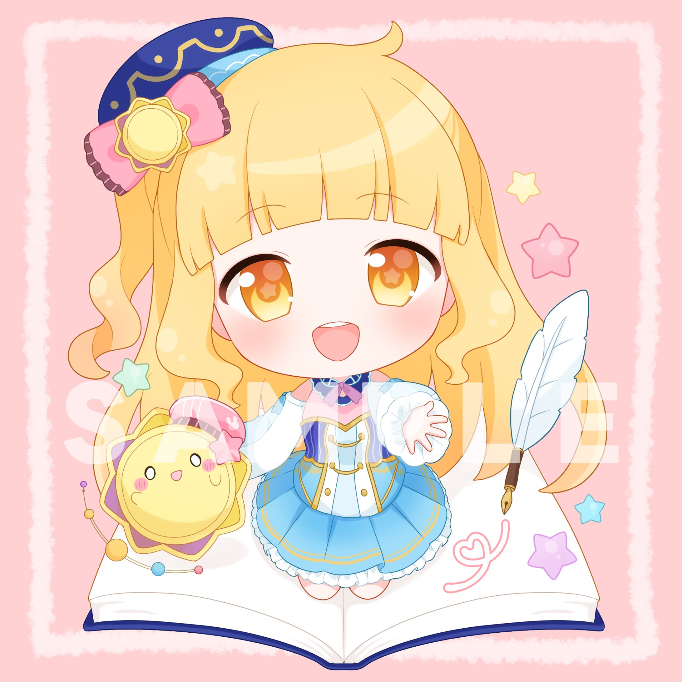 【お仕事】星宮うらな様/グッズ用イラスト-1