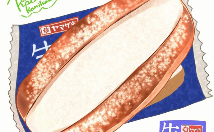 ヤマザキの生ドーナツ
美味しくてペロッと食べてしまった😋
 #イラスト #飯テロ  #飯テロイラスト  #ヤマザキパン  #生ドーナツ  #foodillustration  #illustration