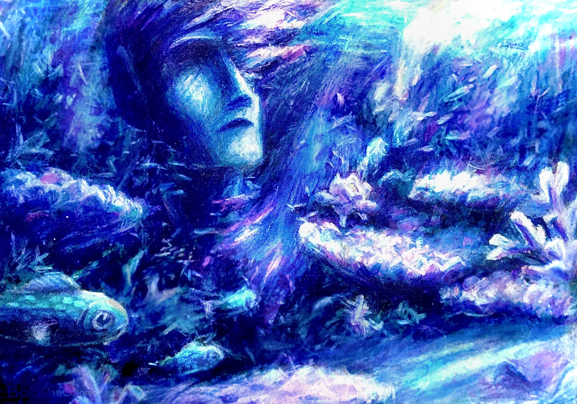 巨像たたずむのサンゴ礁の謎(創作)-1