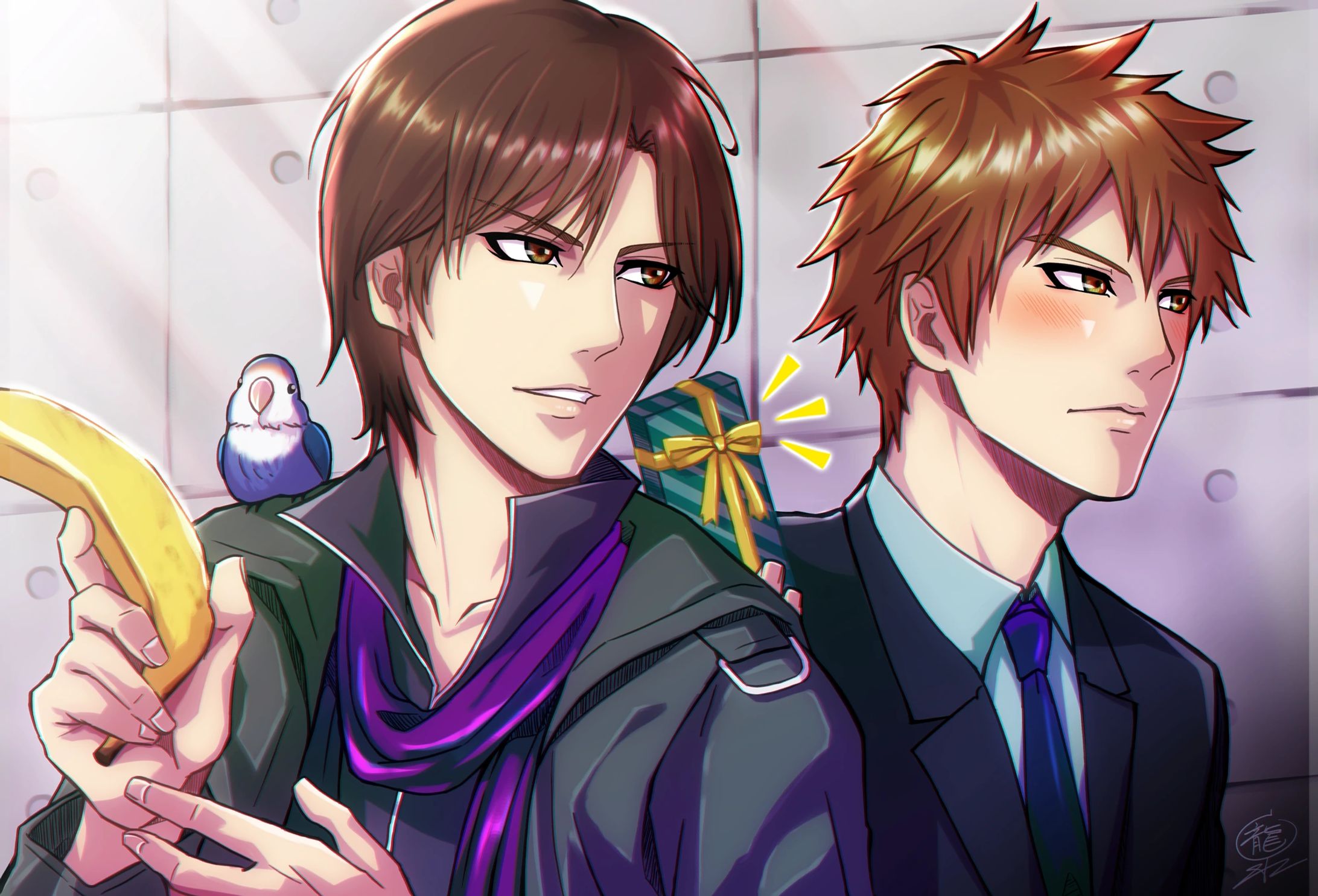 趣味絵（２枚目線画）-1